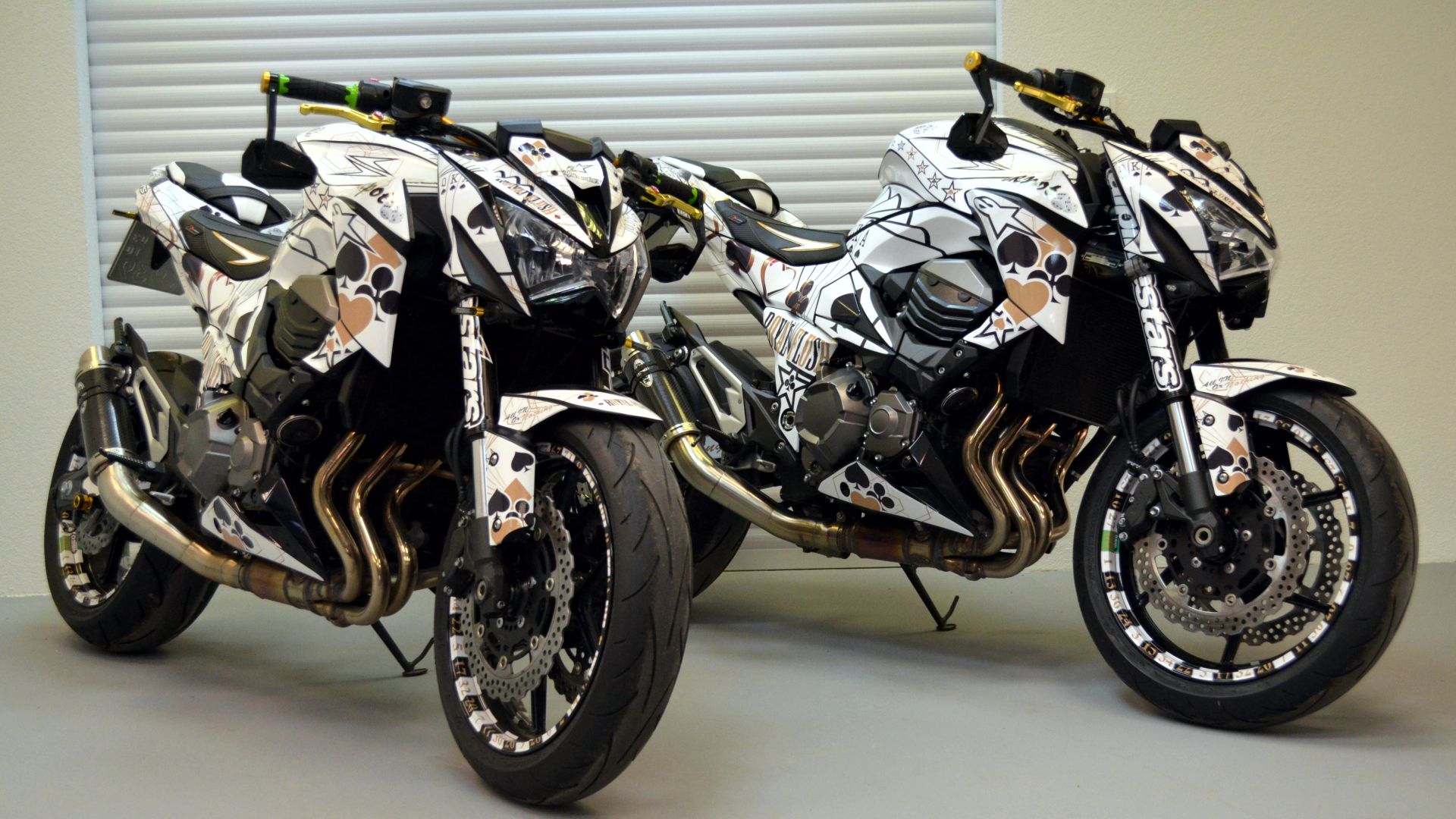 Kawasaki Z800 „4moto-DSG“ Folierung